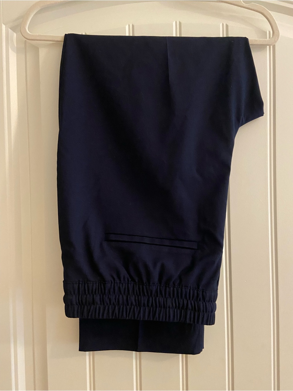 NWT Banana Republic Navy Elastic-Waist Pants/Bottoms Women’s Large